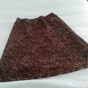 George Leopard Print Skirt size10
